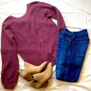 Jack & Jenn Twist Back Sweater